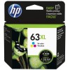 HP 63XL Tri-color Ink Cartridge (F6U63AA)